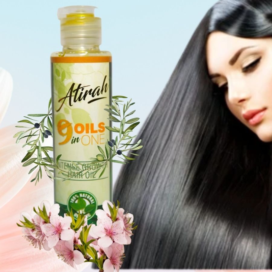 ATIRAH 100% Organic 9-in-1 Hair Growth Oil  120ml
